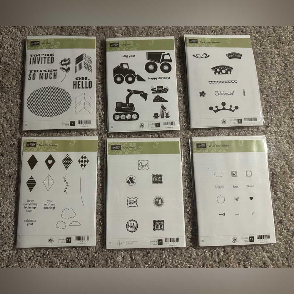 Stampin Up Bundle set of Stamps